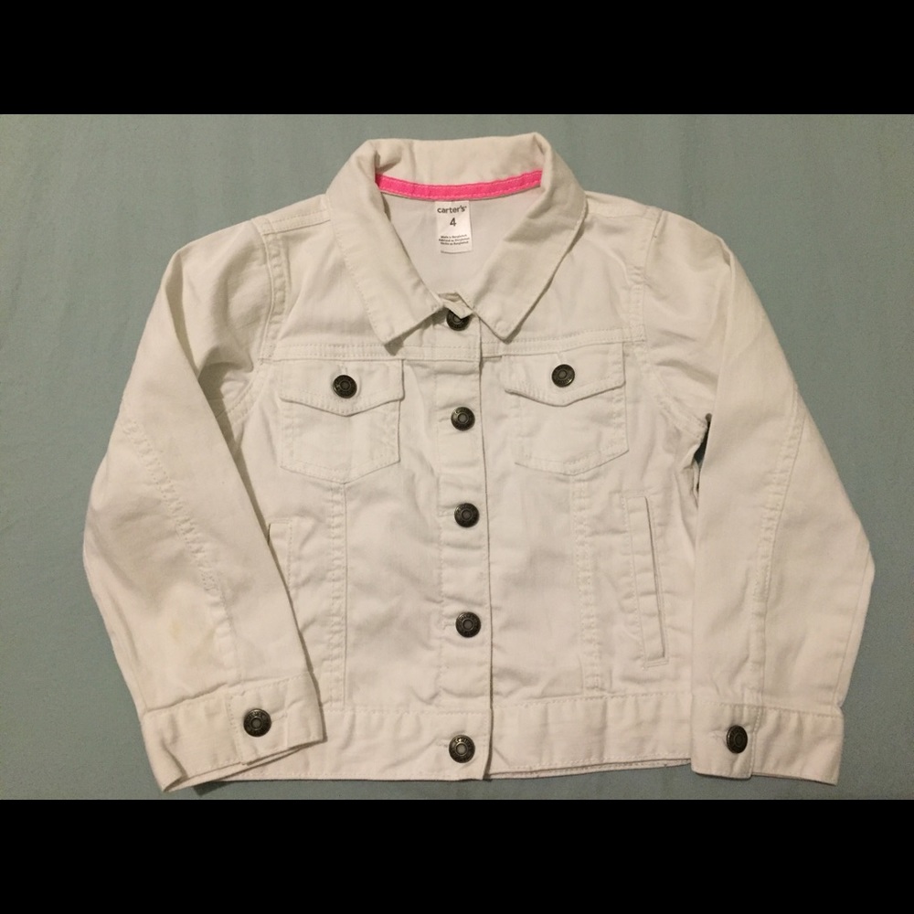 Carter’s white Jean jacket